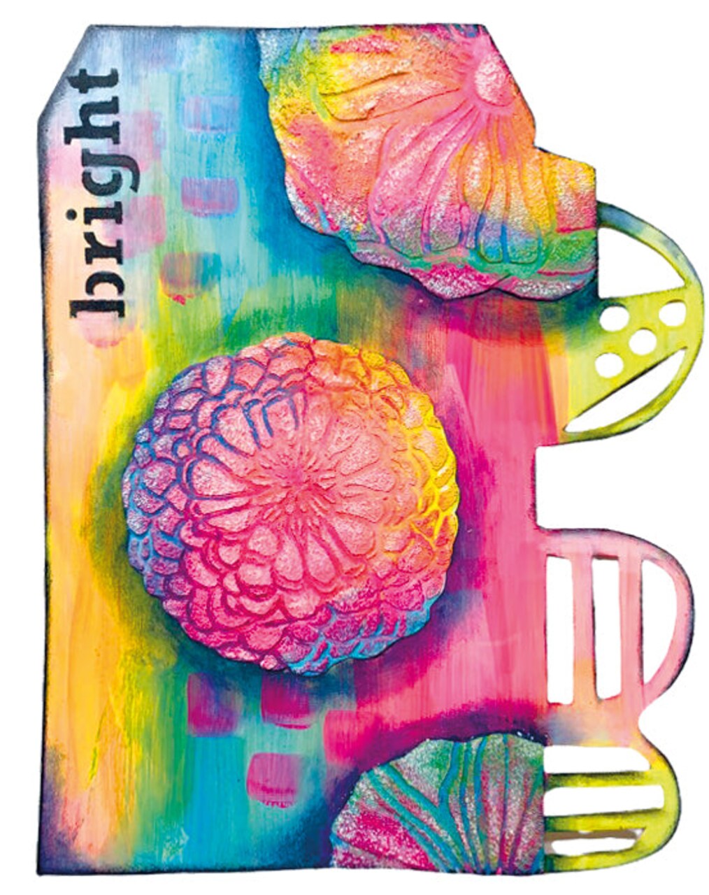 Studio Light ABM Paper Pad Die-Cut Paper Tags Funny 450 GSM Art Paper Essentials 134x169x12mm 21 SH nr.08